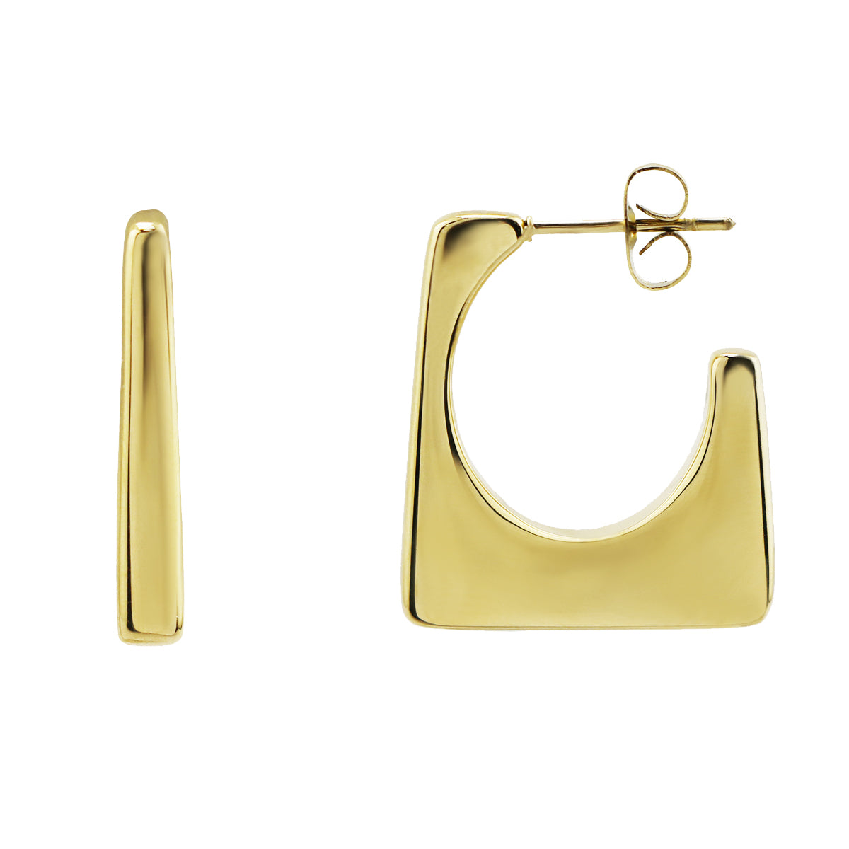 Stainless Steel Squared Hoops