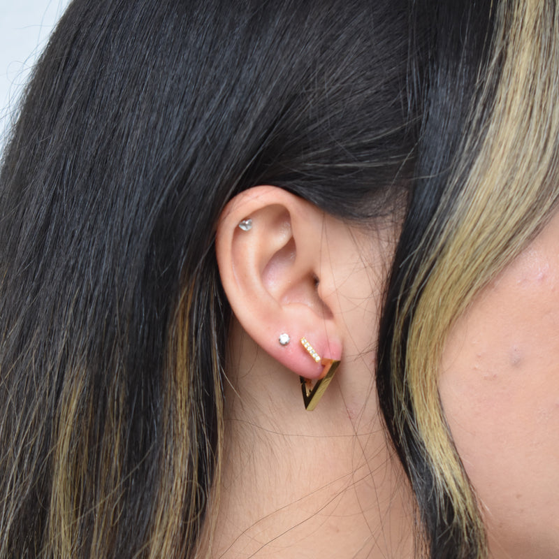 BEAU Triangle Earrings