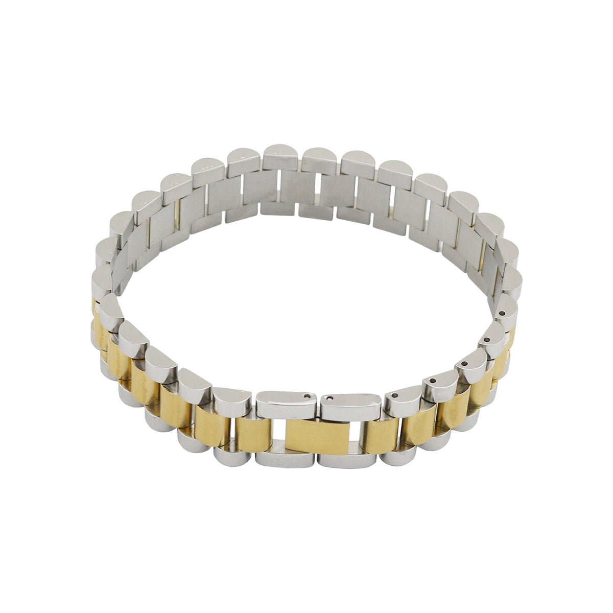 Amari Two Tone Chain Bracelet