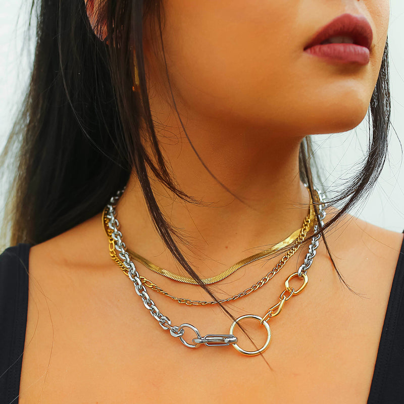 OSLO Oval Link Chain Necklace